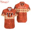 Cincinnati Bengals Flower and Logo Hawaiian Shirt For Fans