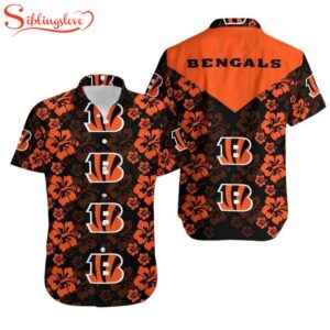 Cincinnati Bengals Flowers Hawaiian Shirt For Fans