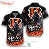 Cincinnati Bengals Halloween Grim Reaper Tropical Hawaiian Shirt