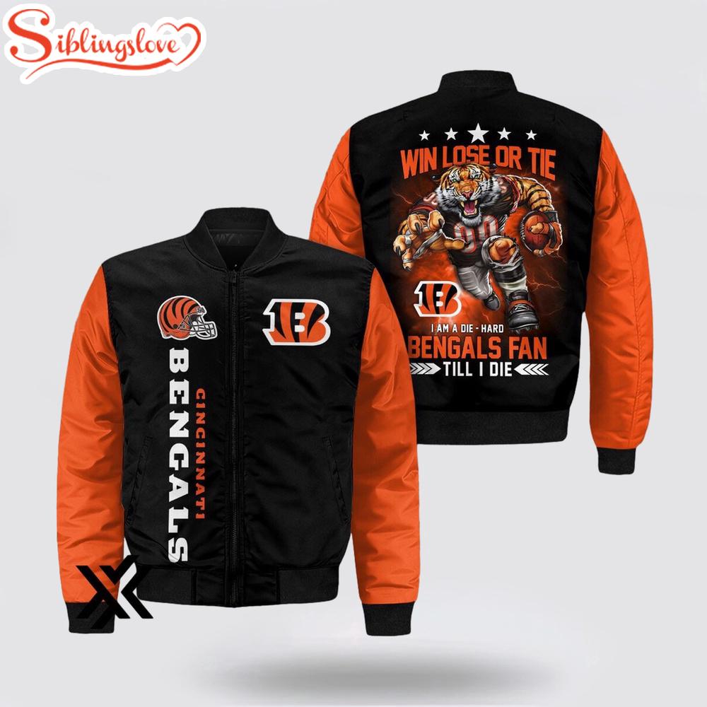 Cincinnati Bengals Mascot Bomber Jacket For Fans Cincinnati Bengals Mascot Bomber Jacket For Fans