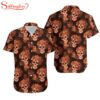Cincinnati Bengals Mystery Skull And Flower Hawaiian Shirt For Fans