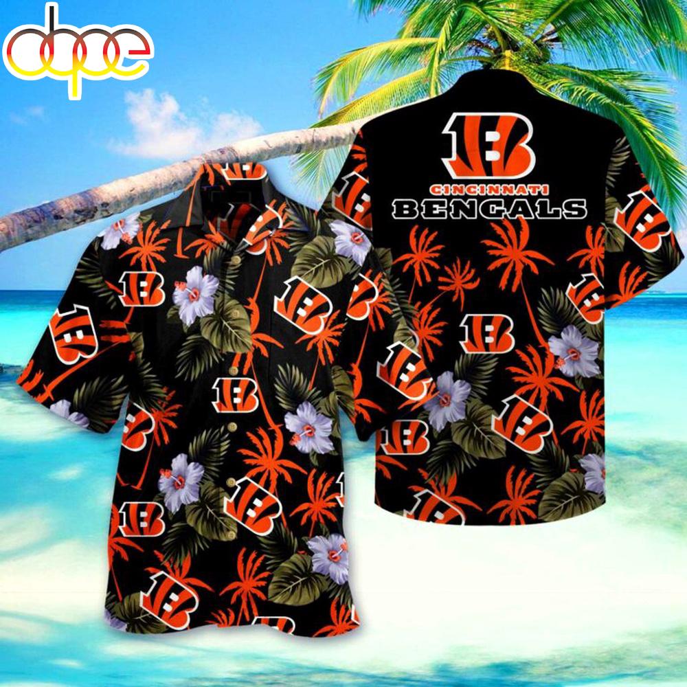 Cincinnati Bengals NFL Hawaiian Shirt For Fan 1 Cincinnati Bengals NFL Hawaiian Shirt For Fan