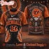 Cincinnati Bengals NFL Peace Love Greateful 3D T-Shirt