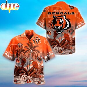 Cincinnati Bengals Parrots Hawaiian Shirt For Fans