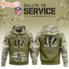 Cincinnati Bengals Salute to Service Hoodie 3D Shirt