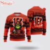 Cincinnati Bengals The Grinch Ugly Christmas Sweater