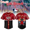 Cincinnati Reds MLB x Lilo & Stitch Cute Baseball Jersey Shirt