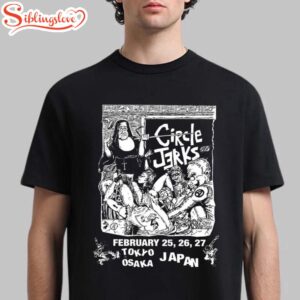 Circle Jerks Japan Tour 2026 Unisex T-Shirt