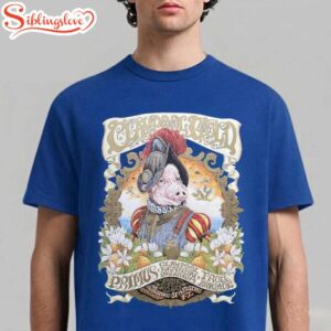 Claypool Gold Primus Claypool Lennon Delirium And Frog Brigade St Augustine Florida 2026 Unisex T-Shirt