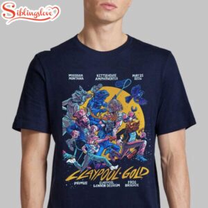 Claypool Gold Primus Claypool Lennon Delirium And Frog Unisex T-Shirt