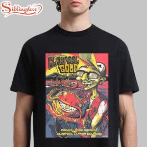 Claypool Gold Primus Frog Brigade And Claypool Lennon Delirium North Charleston Unisex T-Shirt