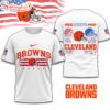 Cleveland Browns 4th Of July 3D T-Shirt For Fans