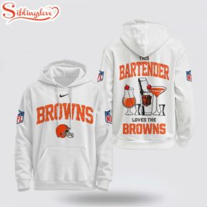 Cleveland Browns NFL Bartender 3D Hoodie Shirt