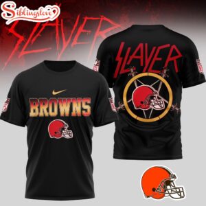 Cleveland Browns NFL Slayer 3D Shirt Gift For Fans