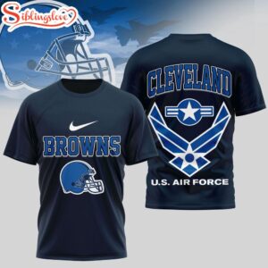 Cleveland Browns U.S.Air Force 3D T-Shirt