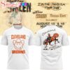 Cleveland Browns x Morgan Wallen Tour 2025 White All Over Print T-Shirt