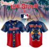 Cleveland Guardians MLB x Lilo & Stitch Cute Baseball Jersey Shirt