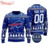 Custom Name And Number Nfl Buffalo Bills Ugly Christmas Sweater