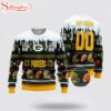 Custom Name And Number Nfl Green Bay Packers Ugly Christmas Sweater
