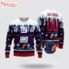 Custom Name And Number Nfl New York Giants Ugly Christmas Sweater