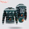 Custom Name And Number Nfl Philadelphia Eagles Ugly Christmas Sweater