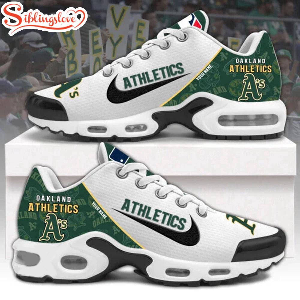 Custom Name Athletics MLB Team Air Max Plus Shoes Gifts For Fan Custom Name Athletics MLB Team Air Max Plus Shoes Gifts For Fan