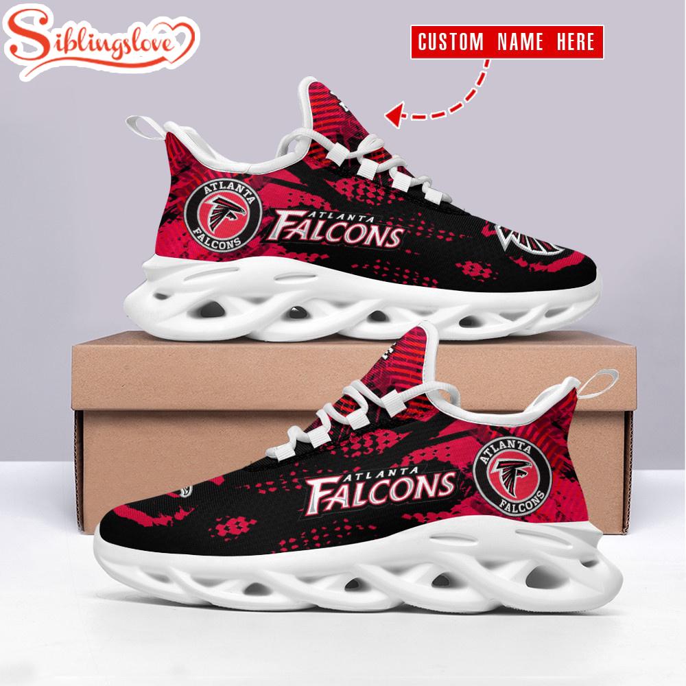Custom Name Atlanta Falcons Logo Max Soul Shoes Gift For Fans Custom Name Atlanta Falcons Logo Max Soul Shoes Gift For Fans