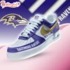 Custom Name Baltimore Ravens Air Force 1 Shoes