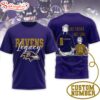 Custom Name Baltimore Ravens NFL Legacy Father Day 3D T-Shirt For Fans