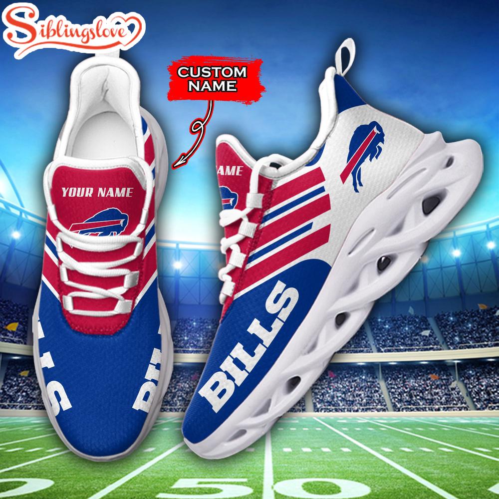 Custom Name Buffalo Bills Team Max Soul Shoes Gift For Fans Custom Name Buffalo Bills Team Max Soul Shoes Gift For Fans