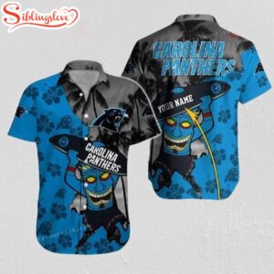 Custom Name Carolina Panthers Football Sport Hawaiian Shirt