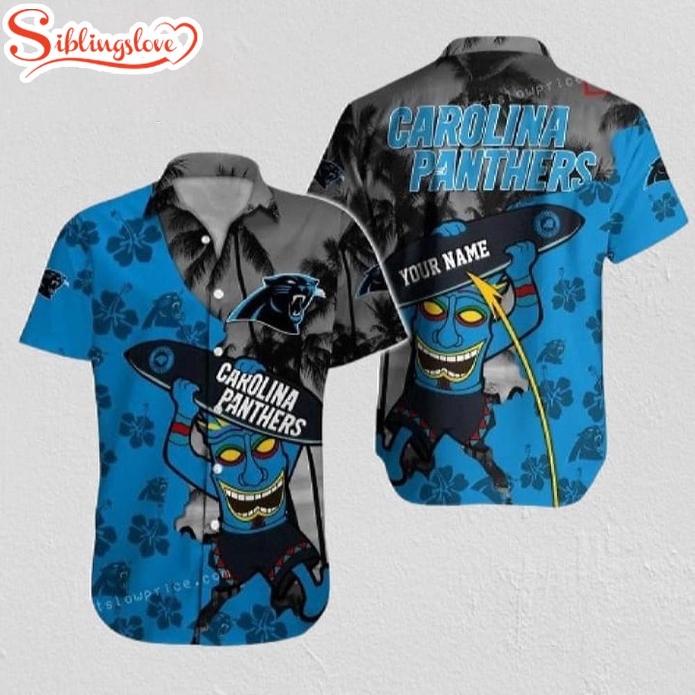 Custom Name Carolina Panthers Football Sport Hawaiian Shirt 1 Custom Name Carolina Panthers Football Sport Hawaiian Shirt