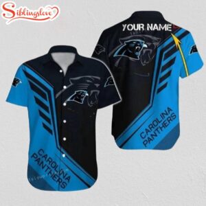 Custom Name Carolina Panthers Hawaiian Shirt