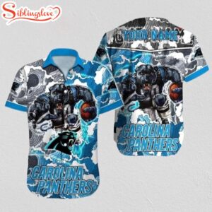 Custom Name Carolina Panthers Hawaiian Shirts