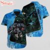 Custom Name Carolina Panthers Mascot Hawaiian Shirt