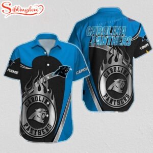 Custom Name Carolina Panthers NFL Football Hawaiian Shirt