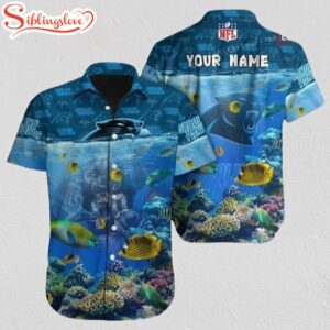 Custom Name Carolina Panthers NFL Hawaiian Shirt