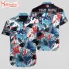 Custom Name Carolina Panthers NFL Logo Hawaiian Shirt