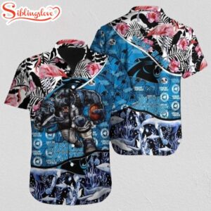Custom Name Carolina Panthers NFL Team Hawaiian Shirt