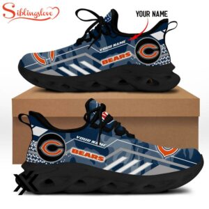 Custom Name Chicago Bears NFL Sport Max Soul Shoes