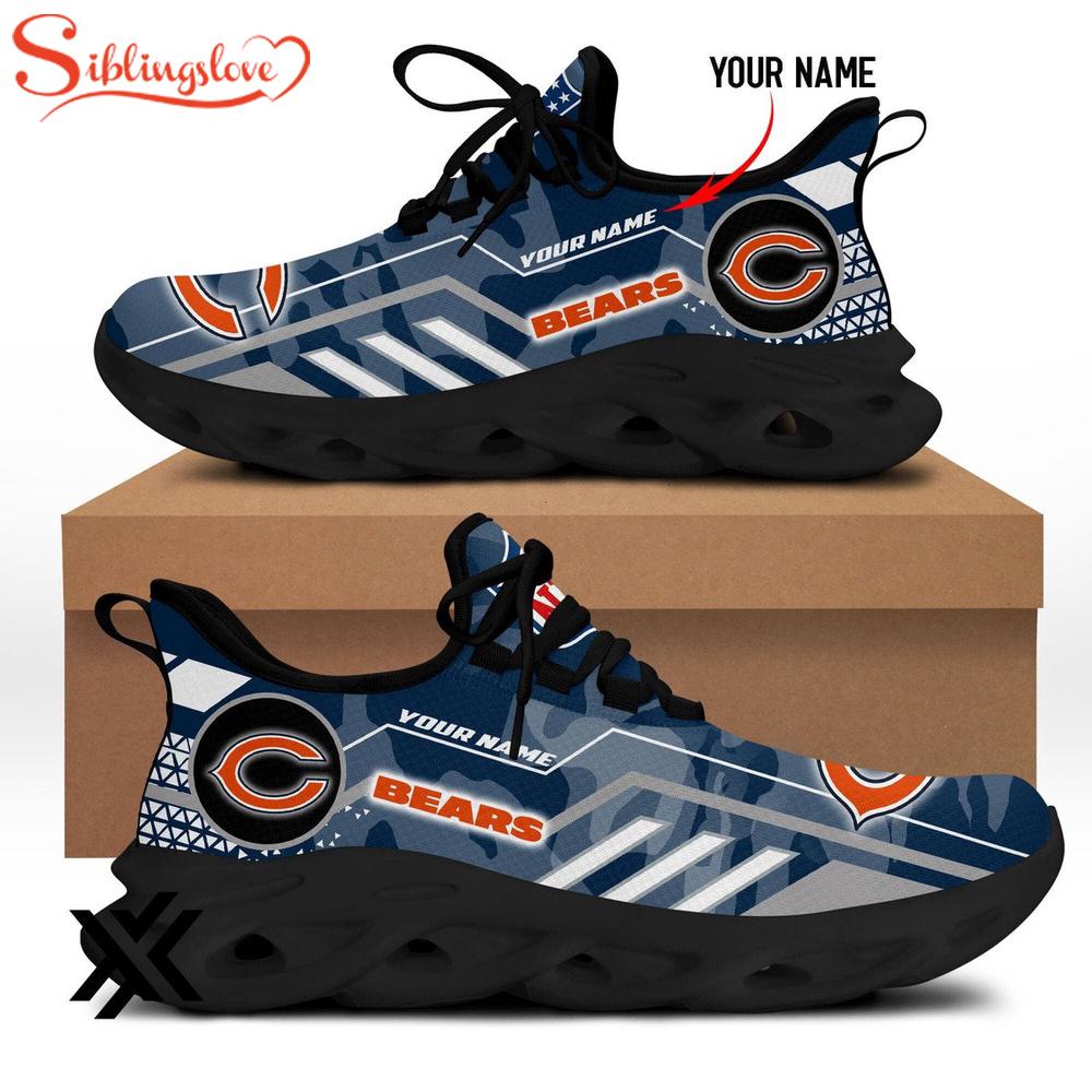 Custom Name Chicago Bears NFL Sport Max Soul Shoes Custom Name Chicago Bears NFL Sport Max Soul Shoes