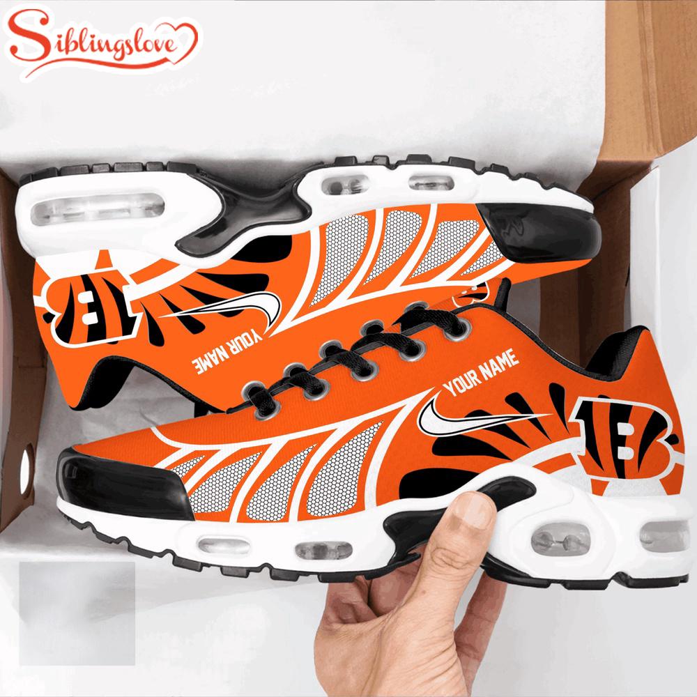 Custom Name Cincinnati Bengals Air Max Plus Shoes For Fans Custom Name Cincinnati Bengals Air Max Plus Shoes For Fans