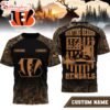 Custom Name Cincinnati Bengals NFL Hunting Season 3D Shirt