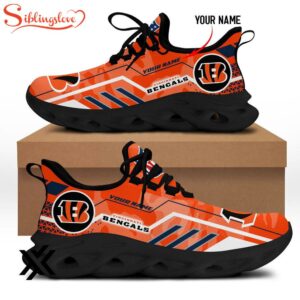 Custom Name Cincinnati Bengals NFL Sport Max Soul Shoes