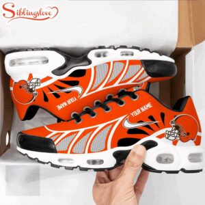 Custom Name Cleveland Browns Air Max Plus Shoes For Fans Custom Name Cleveland Browns Air Max Plus Shoes For Fans