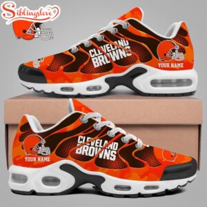 Custom Name Cleveland Browns NFL Air Max Shoes