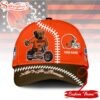 Custom Name Cleveland Browns NFL Harley Davidson 3D Baseball Cap