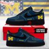 Custom Name Custom Name Michigan Wolverines NCAA Air Force 1 Shoes