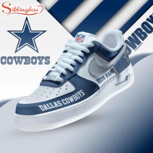Custom Name Dallas Cowboys Air Force 1 Shoes