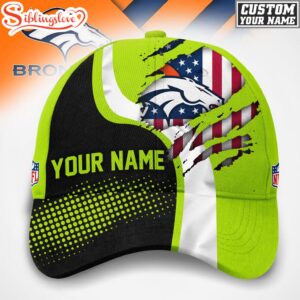 Custom Name Denver Broncos NFL Hi-Vis Safety Classic Baseball Cap